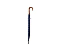 uHLANQC Ombrelli per la Pioggia Ombrellone, Ombrello Classico ad Arco con Manico in Legno, Apertura Automatica, Grande Gancio a J, Ombrello Antipioggia, Parasole for Uomo e Donna(Blue)