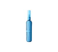 uHLANQC Ombrelli per la Pioggia Ombrellone, Ombrello da Viaggio con Apertura e Chiusura Automatica, con Manico Trasparente, Pieghevole, for l'uso Quotidiano.(Blue)
