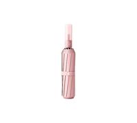 uHLANQC Ombrelli per la Pioggia Ombrellone, Ombrello da Viaggio con Apertura e Chiusura Automatica, con Manico Trasparente, Pieghevole, for l'uso Quotidiano.(Pink)