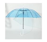 uHLANQC Ombrelli per la Pioggia Ombrellone, Ombrello Trasparente Automatico, Trasparente, alla Moda, con Cinturino di Facile Presa for Ragazze, Ragazzi o Donne, Uomini(Blue)