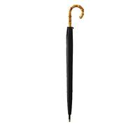 uHLANQC Ombrelli per la Pioggia Ombrellone, ombrellone con Gancio in bambù e Manico Lungo, Grande Ombrello Automatico Adatto Unisex(Black)