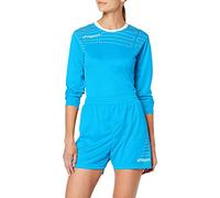Uhlsport 100316910 - Completo Sportivo Donna, colore Blu (Cyan/Weiß), M maglia maniche lunghe