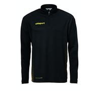 uhlsport Bambini Score 1/4 Zip Top T-Shirt, Bambini, Score 1/4 Zip Top, Giallo Fluo/Nero, 116