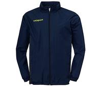 uhlsport Bambini Score Pioggia Giacca Maglietta a Manica Corta, Bambini, Score Regenjacke, Blu Marine/Giallo Fluo, 116