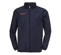 uhlsport Bambini Score Pioggia Giacca Maglietta a Manica Corta, Bambini, Score Regenjacke, Marine/Fluo Rot, 116