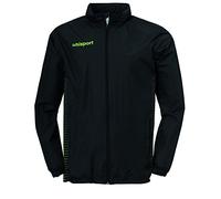 uhlsport Bambini Score Pioggia Giacca Maglietta a Manica Corta, Bambini, Score Regenjacke, Verde Fluo/Nero, 116