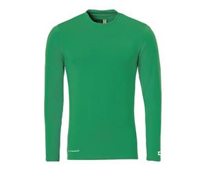 uhlsport Baselayer - Canotta da Calcio a Maniche Lunghe, Canottiera, a Compressione, a Maniche Lunghe, per Calcio, Palestra, Jogging, Verde, XXL