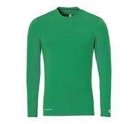 Uhlsport Baselayer - Maglietta intima a maniche lunghe, 128 bambini, colore: Verde