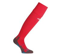 uhlsport Bekleidung Teamsport Team PRO Player Calza, Unisex Adulto, Rosso/Bianco, 45-47