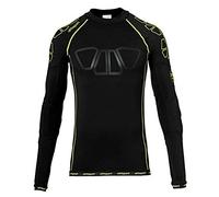 uhlsport bionica Frame Base Layer T-Shirt, Unisex, BIONIKFRAME Baselayer, Giallo Fluo/Nero, XL