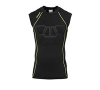uhlsport bionica Frame Tank Top T-Shirt, Unisex, BIONIKFRAME Tank Top, Giallo Fluo/Nero, XL