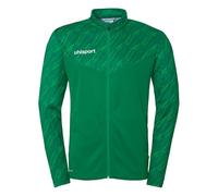 uhlsport Calcio Progressive 28 Poly - Giacca sportiva da uomo, senza cappuccio, con colletto alto e tasche con cerniera