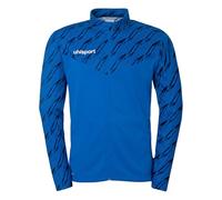 uhlsport Calcio Progressive 28 Poly - Giacca sportiva da uomo, senza cappuccio, con colletto alto e tasche con cerniera