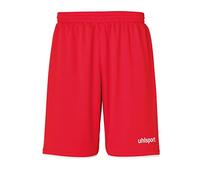 uhlsport Club - Pantaloncini da Calcio da Uomo, Uomo, 100380604, Rosso/Bianco, 3XL