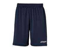 uhlsport Club - Pantaloncini da Calcio da Uomo, Uomo, 100380610, Blu Marino/Bianco, 164
