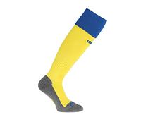 uhlsport Club Socks Calzini da Calcio, da Uomo, Uomo, 100380711, Giallo Lime/Blu, 45-47