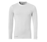 uhlsport Distinction, Maglietta a Maniche Lunghe, Bianco (weiß), M