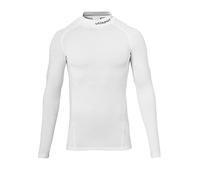 uhlsport Distinction PRO Baselayer Turtle Neck, Oberbekleidung Uomo, Bianco, M
