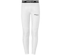 uhlsport Distinction PRO - Leggings da Bambino, Bambini, Pantaloni, 100555502, Bianco, 140