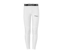 uhlsport Distinction PRO - Leggings Lunghi da Uomo, Uomo, Pantaloni, 100555502, Bianco, L