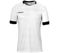 uhlsport Division II Shirt Shortsleeved Maglietta da Allenamento da Calcio, Uomo, Uomo, 100380502, Bianco/Nero, M
