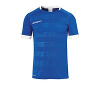 uhlsport Division II Shirt Shortsleeved Maglietta da Allenamento da Calcio, Uomo, Uomo, 100380503, Azzurro/Bianco, M