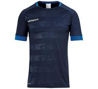 Uhlsport Division Ii Short Sleeve T-shirt Blu L Uomo