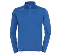 uhlsport Essential 1/4 Zip Sweatshirt, Felpa da Uomo, Azzurro/Bianco, 5XL