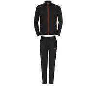 uhlsport Essential Classic Anzug, Tuta Uomo, Nero (Schwarz/Fluo Orange), 116.0