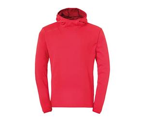 uhlsport Essential Felpa con Cappuccio Rosso 116