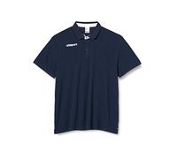 uhlsport Essential Prime - Maglietta da Allenamento da Uomo, Colore: Blu Navy/Bianco, 4XL