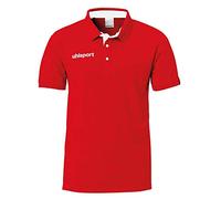 uhlsport Essential Prime Polo Shirt, Maglietta da Allenamento Uomo, Rosso, 4XL