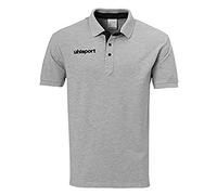 Uhlsport Essential Prime Short Sleeve Polo Grigio 3XL Uomo