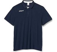uhlsport Essential Prime Polo T-Shirt, Unisex, Essential Prime Polo, Navy/Bianco, XL