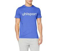 uhlsport Essential Promo, Maglietta a mancihe Corte con Logo, Blu (Azurblau), M
