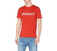 uhlsport Essential Promo, Maglietta a mancihe Corte con Logo, Rosso (Rot), XXS