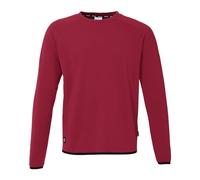 uhlsport Felpa ID Senza Cappuccio - per Bambini e Adulti - Felpa da Calcio, Bordeaux, 128 cm