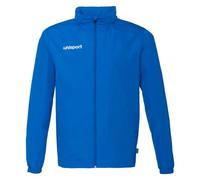 uhlsport Giacca da calcio Essential per tutte le stagioni, giacca da pioggia, giacca da esterno con cappuccio per giocatori e allenatori, azzurro, XL