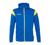 uhlsport Giacca da calcio Squad 27 Track Hood unisex da allenamento, con cappuccio e colletto alto