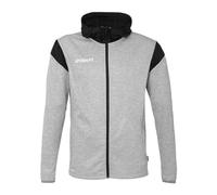 uhlsport Giacca da Calcio Squad 27 Track Hood Unisex da Allenamento, con Cappuccio e Colletto Alto