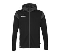 uhlsport Giacca da Calcio Squad 27 Track Hood Unisex da Allenamento, con Cappuccio e Colletto Alto