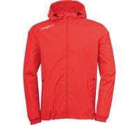 uhlsport Essential Rain Jacket Giacca Impermeabile da Uomo, Uomo, 100520203, Rosso/Bianco, 152