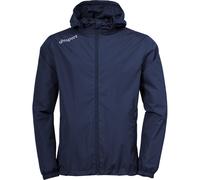 uhlsport Essential Rain Jacket Giacca Impermeabile da Uomo, Uomo, 100520209, Blu Marino/Bianco, S