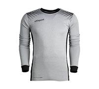 Uhlsport Goal Maglietta da Portiere a Maniche Lunghe, Uomo, Uomo, Goal, Grigio Scuro mélange/Nero