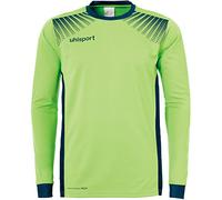 Uhlsport Goal Maglietta da Portiere a Maniche Lunghe, Uomo, Uomo, Goal, Verde Fluo/Petrolio, XXL