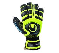 Uhlsport, Guanti da Portiere Cerberus Absolutgrip Handbett, Nero (Schwarz/fluorgelb/Sky), 7.5
