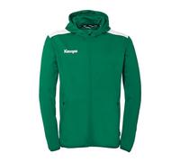 uhlsport Kempa Emotion 27 - Giacca sportiva con cappuccio, per uomo e ragazzo, con cappuccio imbottito, in pile sull'interno, con tasche con cerniera