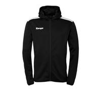 uhlsport Kempa Emotion 27 - Giacca sportiva con cappuccio, per uomo e ragazzo, con cappuccio imbottito, in pile sull'interno, con tasche con cerniera