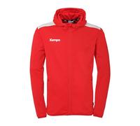 uhlsport Kempa Emotion 27 - Giacca sportiva con cappuccio, per uomo e ragazzo, con cappuccio imbottito, in pile sull'interno, con tasche con cerniera