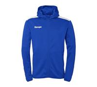 uhlsport Kempa Emotion 27 - Giacca sportiva con cappuccio, per uomo e ragazzo, con cappuccio imbottito, in pile sull'interno, con tasche con cerniera